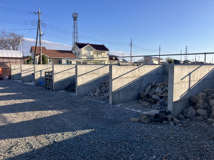 骨材置場