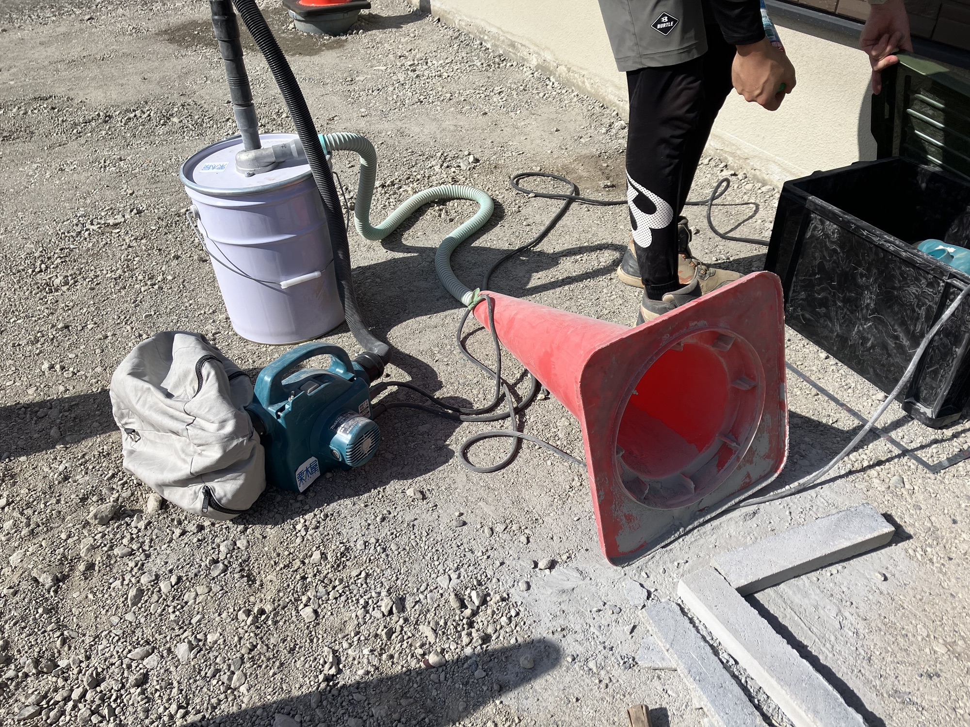 集塵機、プロトタイプ。